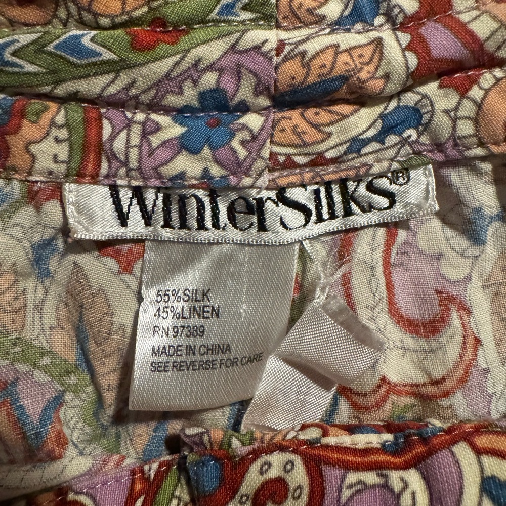 Paisley Patterned women’s Shorts Sz. 16 - Picture 2 of 5